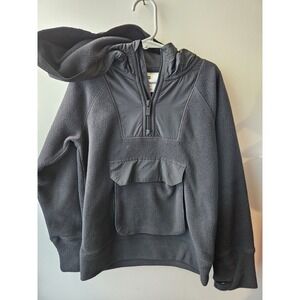 All In Motion Black Toddler Boys Sz XS 4/5 Fleece Sweater